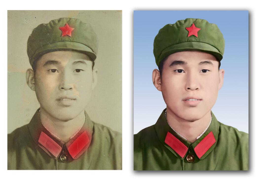 板桥镇破损照片修复-18
